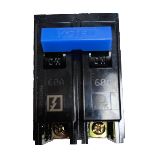 Koten 60A 2 pole circuit breaker for electrical systems with robust safety features