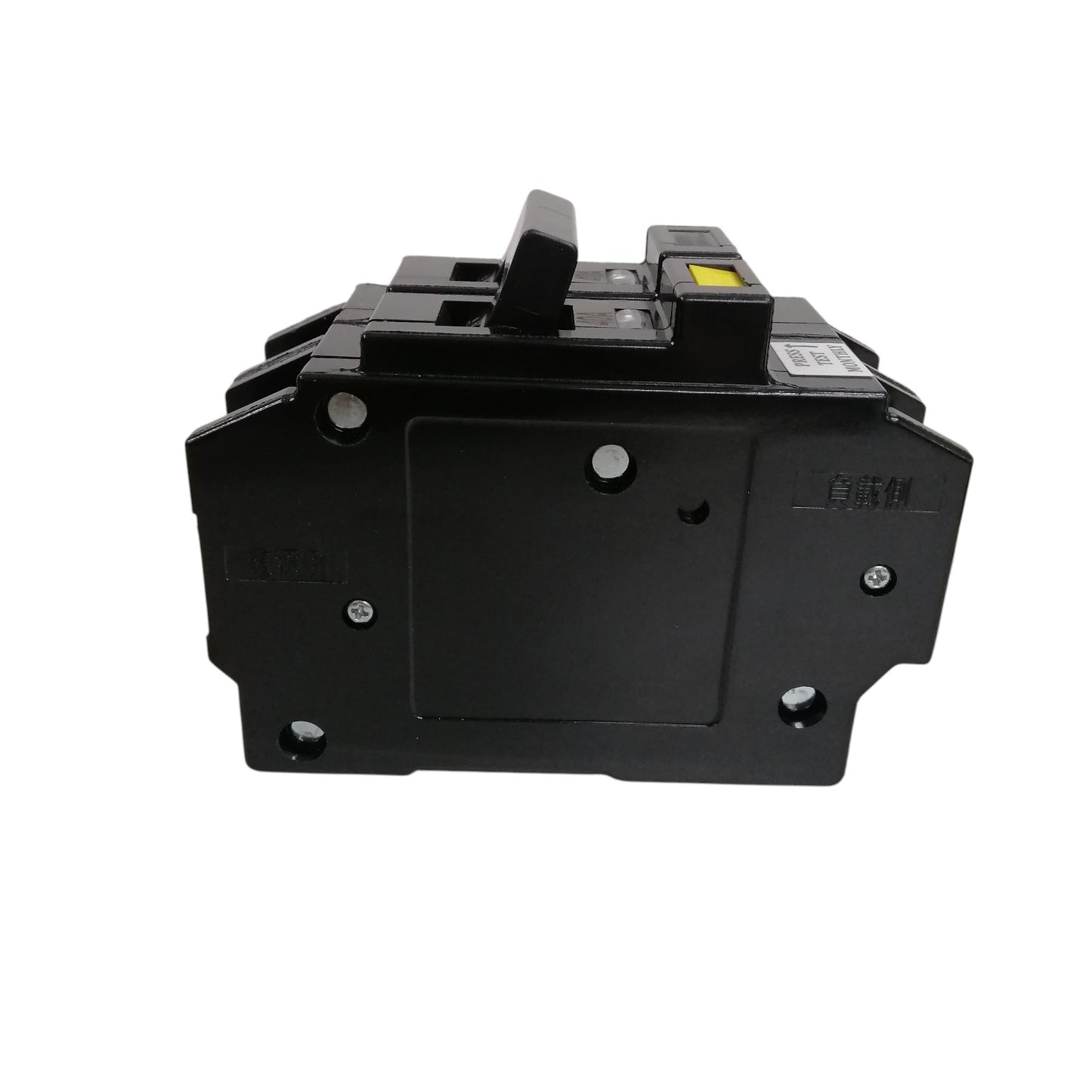 Koten RCBO 60A 2 Pole breaker black molded case circuit breaker with toggle switch and mounting holes