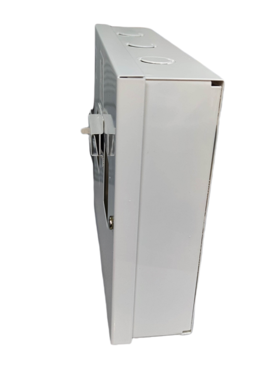 Koten MTS 2 pole circuit breaker housing in sleek white design for electrical installations.