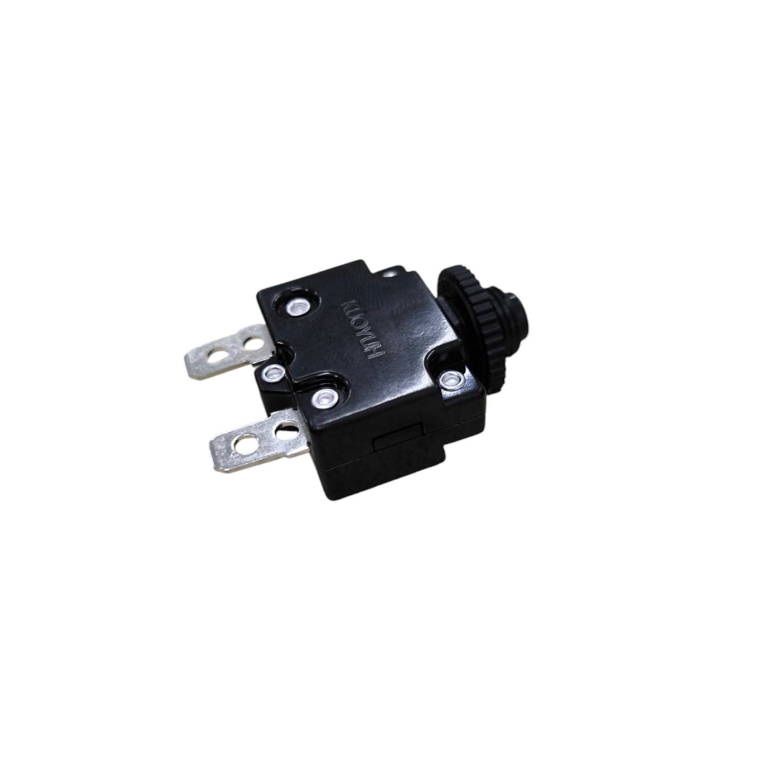Kuoyuh 15A push to reset circuit breaker with durable design for electrical safety applications