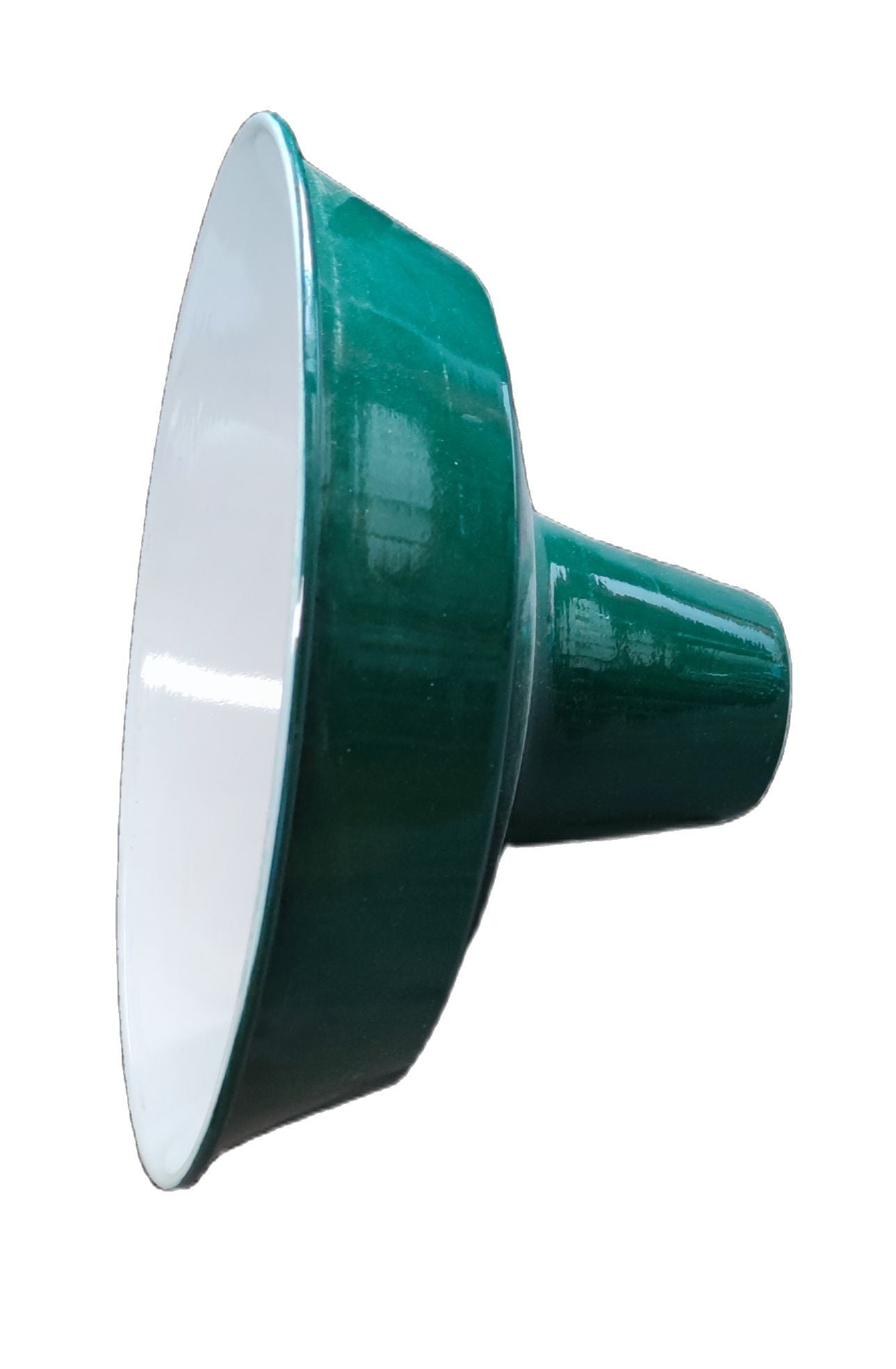 Amco 14 inch lamp cover with E27 socket in green, designed for versatile lighting installations