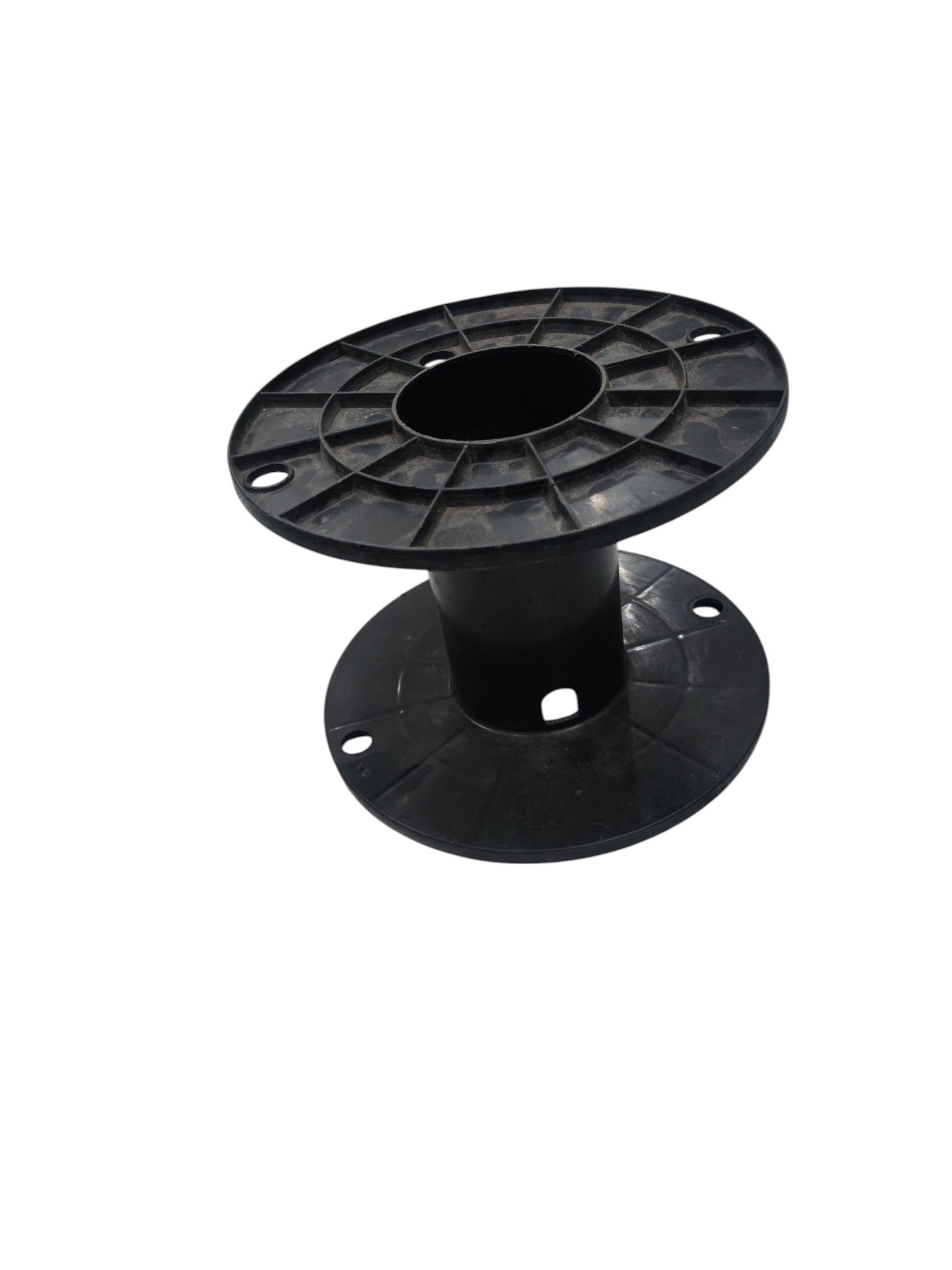 Black plastic large wire spool 30kg capacity for laundry and garment care accessories 