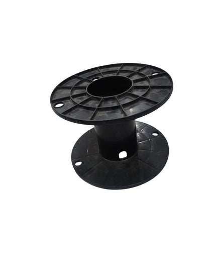 Black plastic large wire spool 30kg capacity for laundry and garment care accessories 