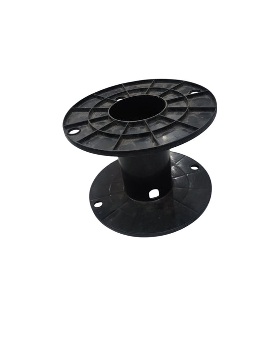 Black plastic large wire spool 30kg capacity for laundry and garment care accessories 