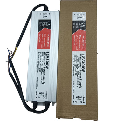 LED driver 170-250V Input 12V Output 300W power supply with compact design and durable casing