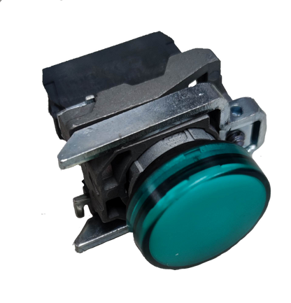 Schneider LED Pilot Lamp 22mm 220V with green lens for lighting installation and accessories