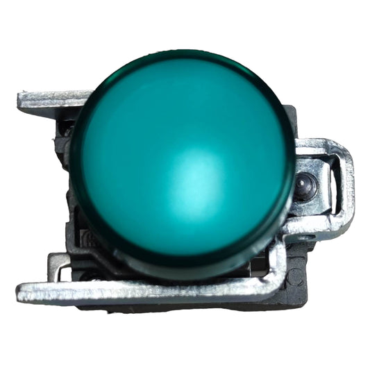 Schneider LED Pilot Lamp 22mm 220V in teal color for reliable lighting control applications