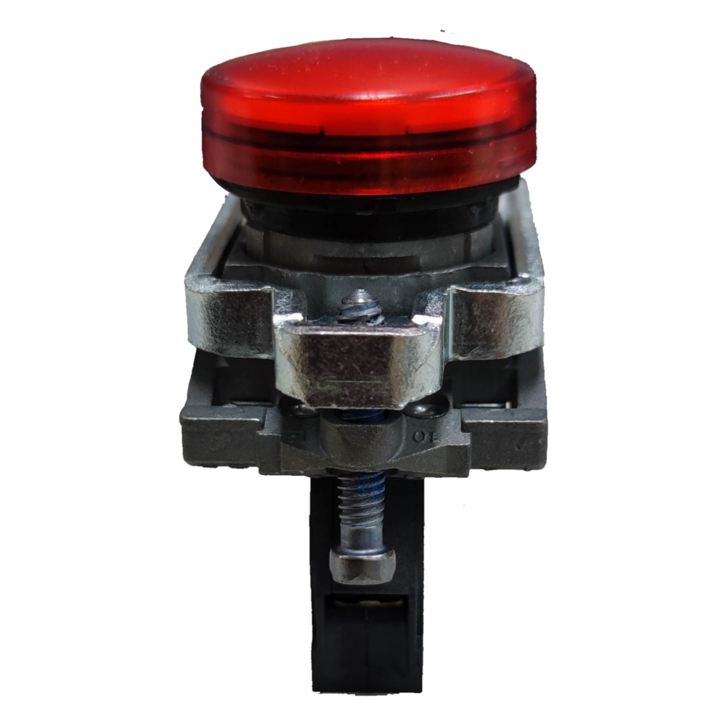 Schneider LED Pilot Lamp 22mm 220V with Red Illuminated Lens for Industrial Lighting Solutions