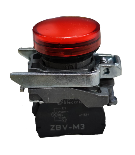 Schneider LED Pilot Lamp 22mm 220V with red indicator light for lighting installation accessories