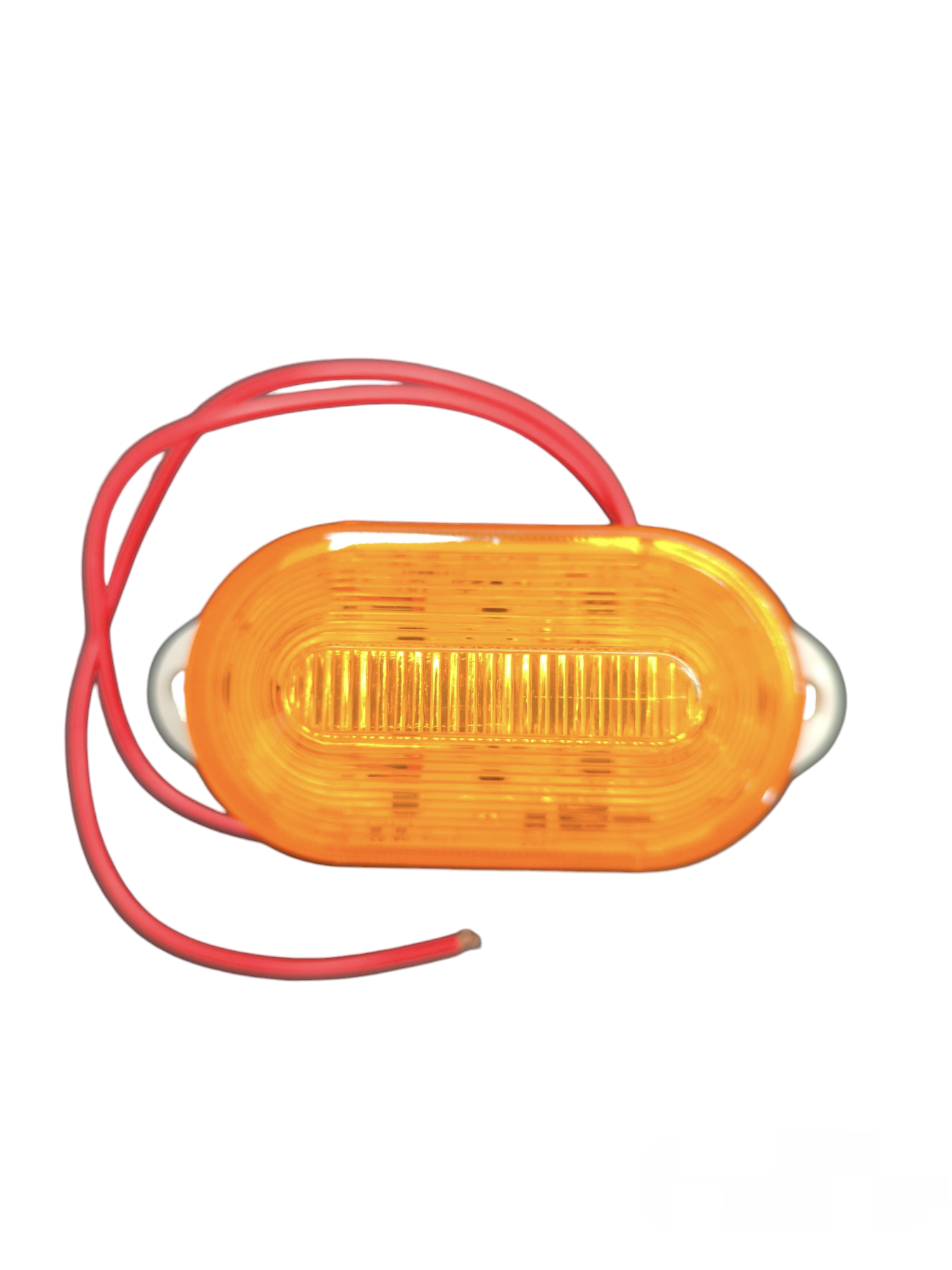 Denko LED Warning Light with Siren 220V AC orange warning light with red wires for work and safety