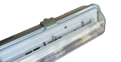 9W LED weatherproof fluorescent light fixture with clear protective cover for outdoor use
