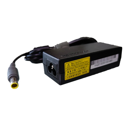 Lenovo Laptop Adaptor 20V DC with compact design and safety warning label for efficient charging