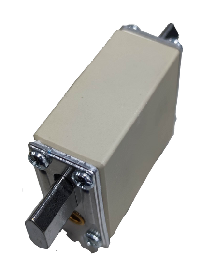 Linder 63A gG-gL ceramic fuse 500V rectangular ceramic cartridge with metal blade terminals