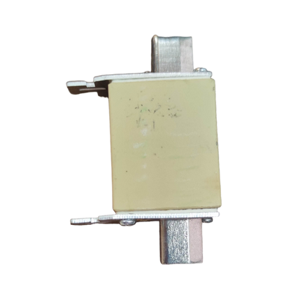 Linder NH-Type Fuse Link 35A gG-gL electrical component with metal connectors on black background