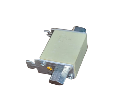 Lindner NH-Type Fuse Link 40A electrical component with metal terminals and ceramic body