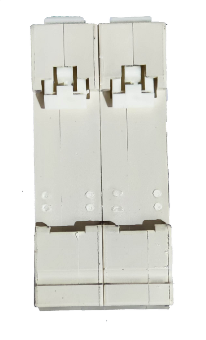 White manual transfer switch 63A 1 pole electrical circuitry part by Electx Electrical Supply
