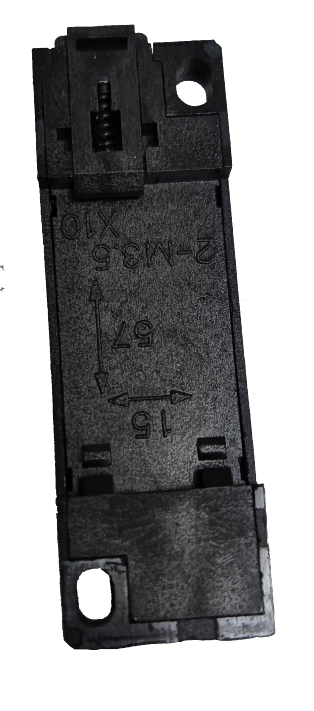 Black LY2 relay socket 8 pin designed for secure connections in electrical applications