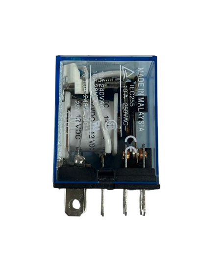 Omron LY2NJ 12V DC 8 Pins Relay Switch with transparent casing showing internal components