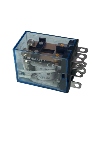 Omron LY2NJ 12V DC 8 Pins Relay Switch with clear plastic casing for power control