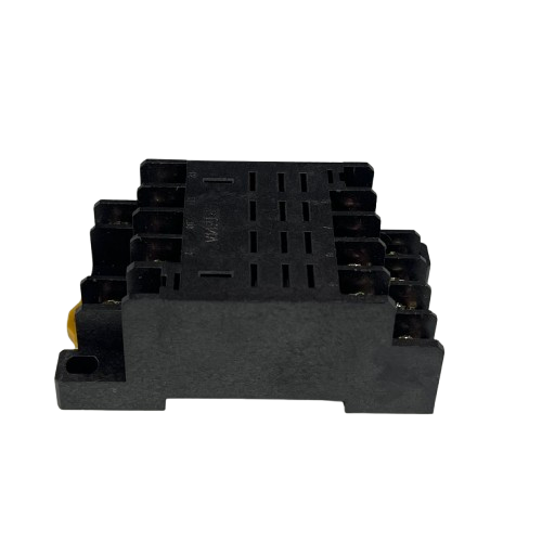LY4 relay socket 14 pin 220V from Electx Electrical Supply with a durable black housing