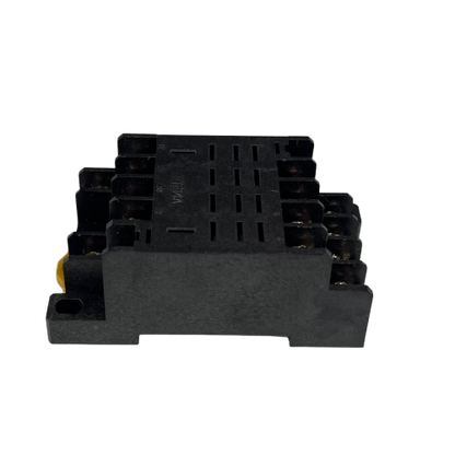 LY4 relay socket 14 pin 220V from Electx Electrical Supply with a durable black housing