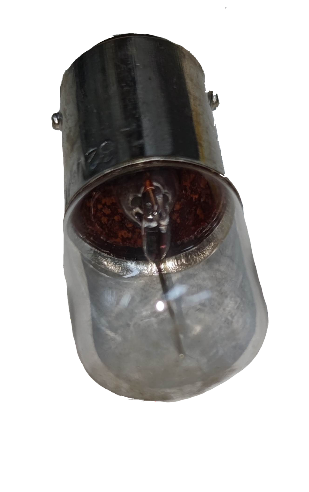 Machine Bulb B15 Double Contact incandescent bulb from China with clear glass and metal base