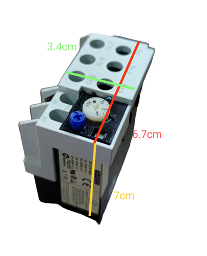 Shihlin Magnetic Contactor 11A TH-P20E electrical component with adjustment dials and terminal holes