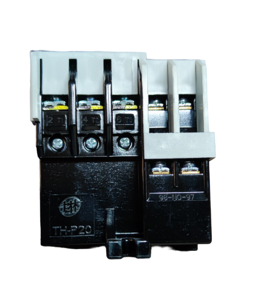 Shihlin Magnetic Contactor 11A TH-P20E electrical component with black and white casing