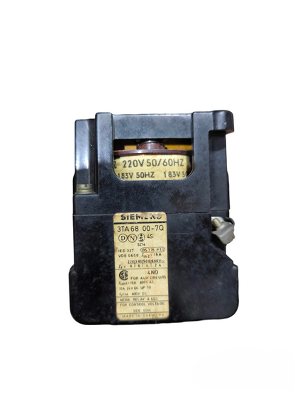 Siemens Magnetic Contactor 4NO 10A 220V black electrical switch component for power points and plugs