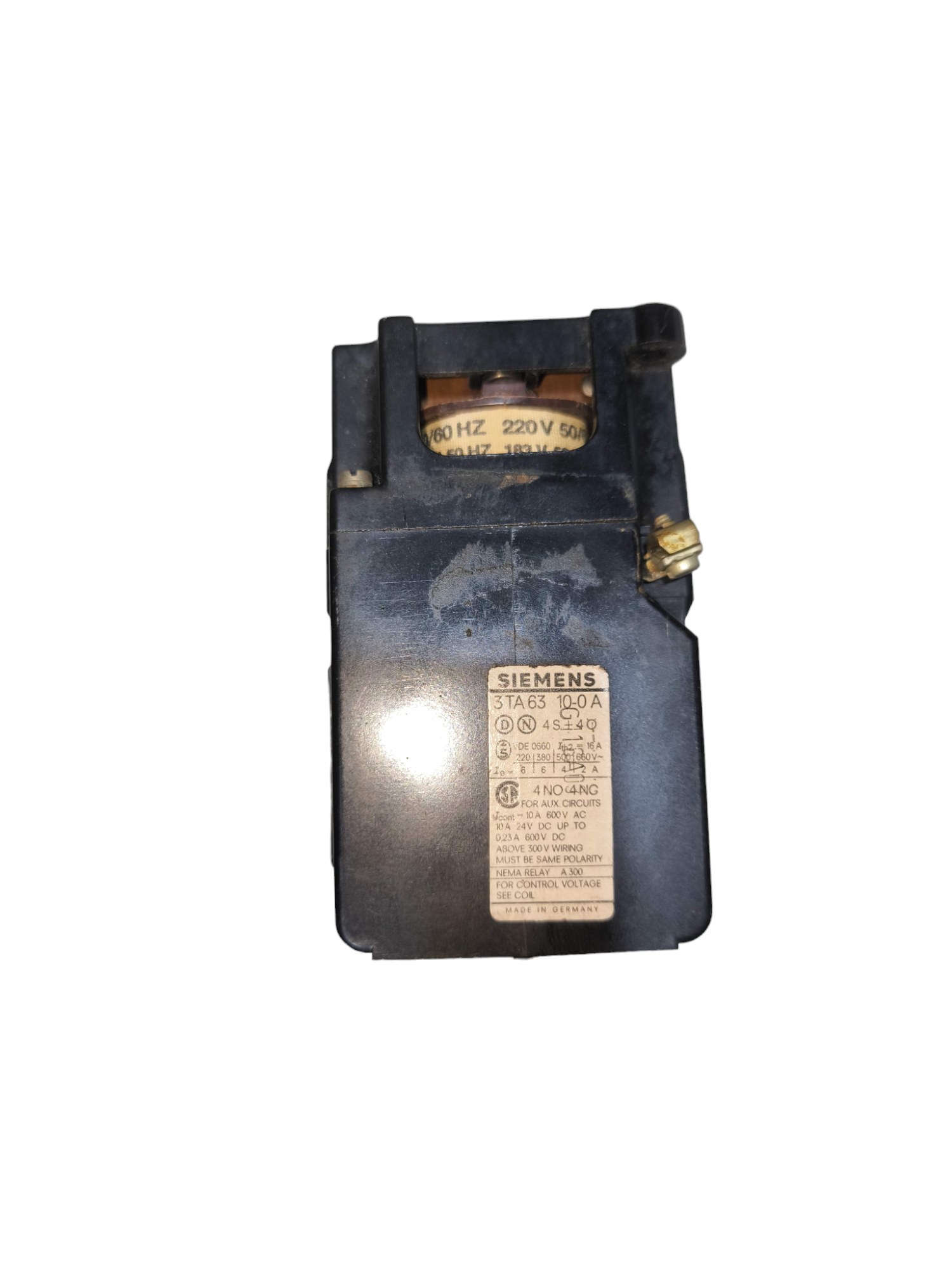 Siemens Magnetic Contactor 4NO 4NC 10A 220V black electrical component for power control