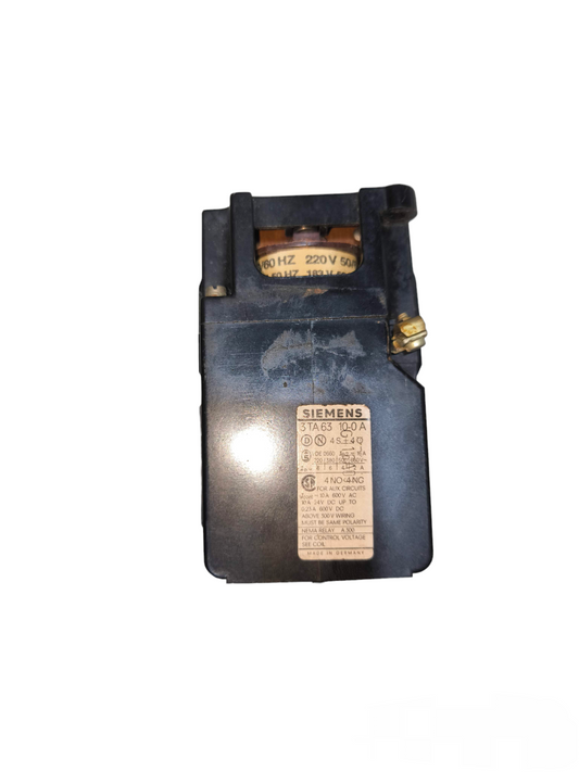 Siemens Magnetic Contactor 4NO 4NC 10A 220V black electrical component for power control