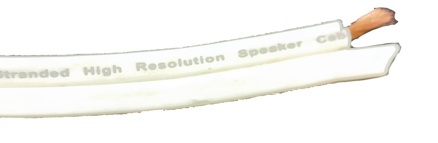 Monster magnetic flux tube speaker cable with high resolution stranded design for enhanced audio quality