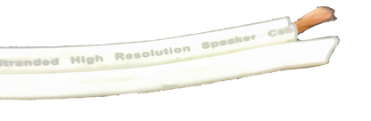 Monster magnetic flux tube speaker cable with high resolution stranded design for enhanced audio quality