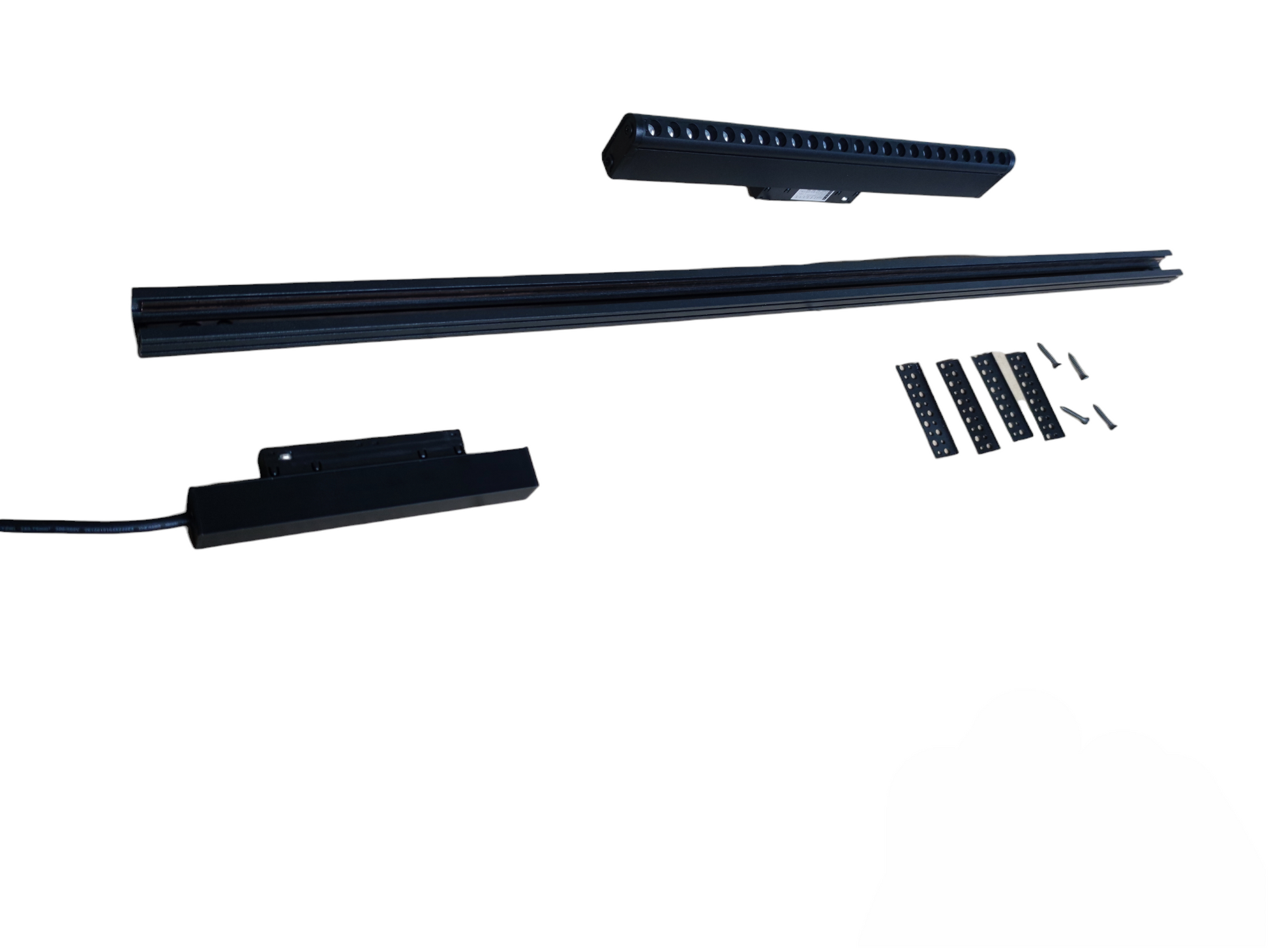 ILLUMIQ TERRA Magnetic Track Light 1 Meter 26mm black ceiling light track kit with accessories