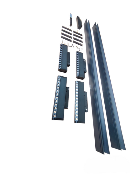 ILLUMIQ TERRA 2 Meters Magnetic Track Light 12W - 4Pcs components for versatile ceiling lighting