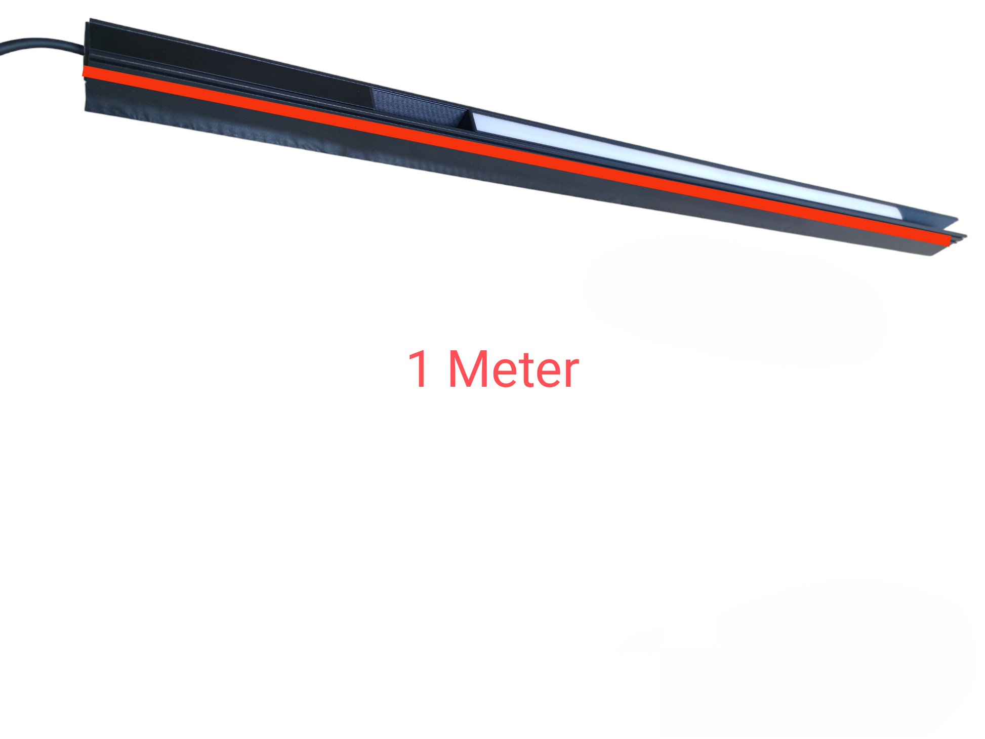 ILLUMIQ TERRA magnetic track light 24W warm white, sleek 1 meter design for modern lighting solutions