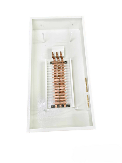 Chint main distribution panel with 16 branches electrical circuitry component in white casing