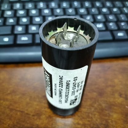 Mallory Starting Capacitor 130-156uF 220V for electrical applications with a durable casing