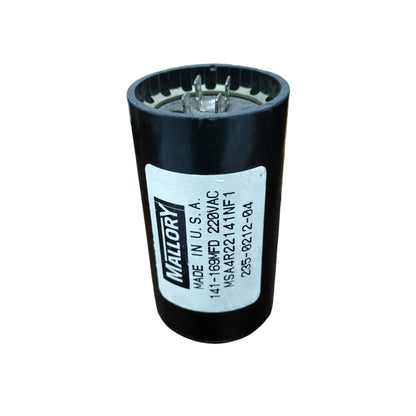 Mallory Starting Capacitor 141-169uF 220V for enhancing fan performance and efficiency