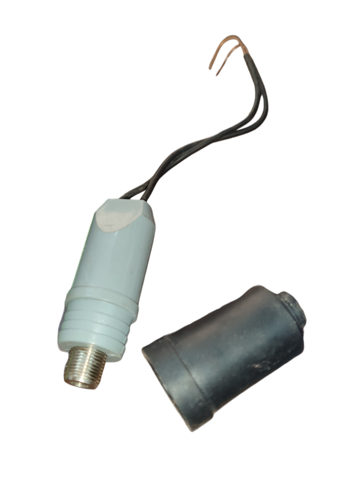 Matching Transformer TV box receiver component with black protective cover and wires from China