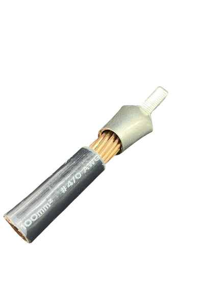 Terminal Lugs 5.5mm - 13.9mm copper stranded cable with crimped aluminum lug for secure cable management