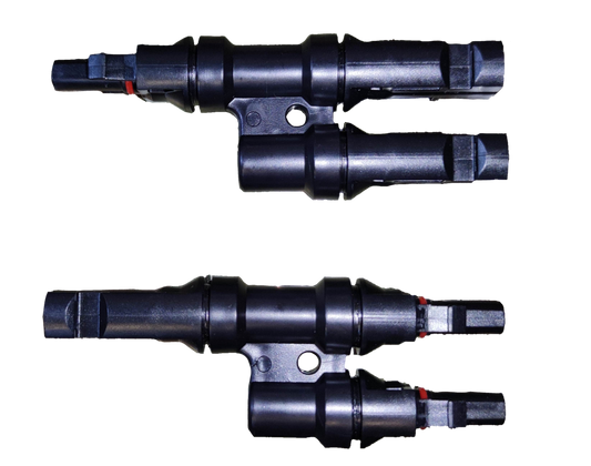 ZwitseRise MC4 connector 1x2 IP67 designed for reliable electrical connections in outdoor environments
