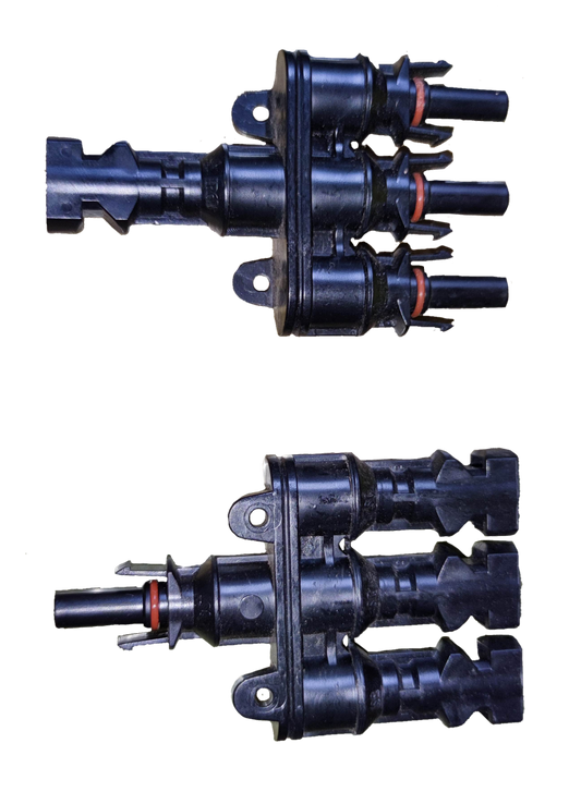 ZwitseRise MC4 connector 3x3 waterproof for reliable electrical connectivity in outdoor applications