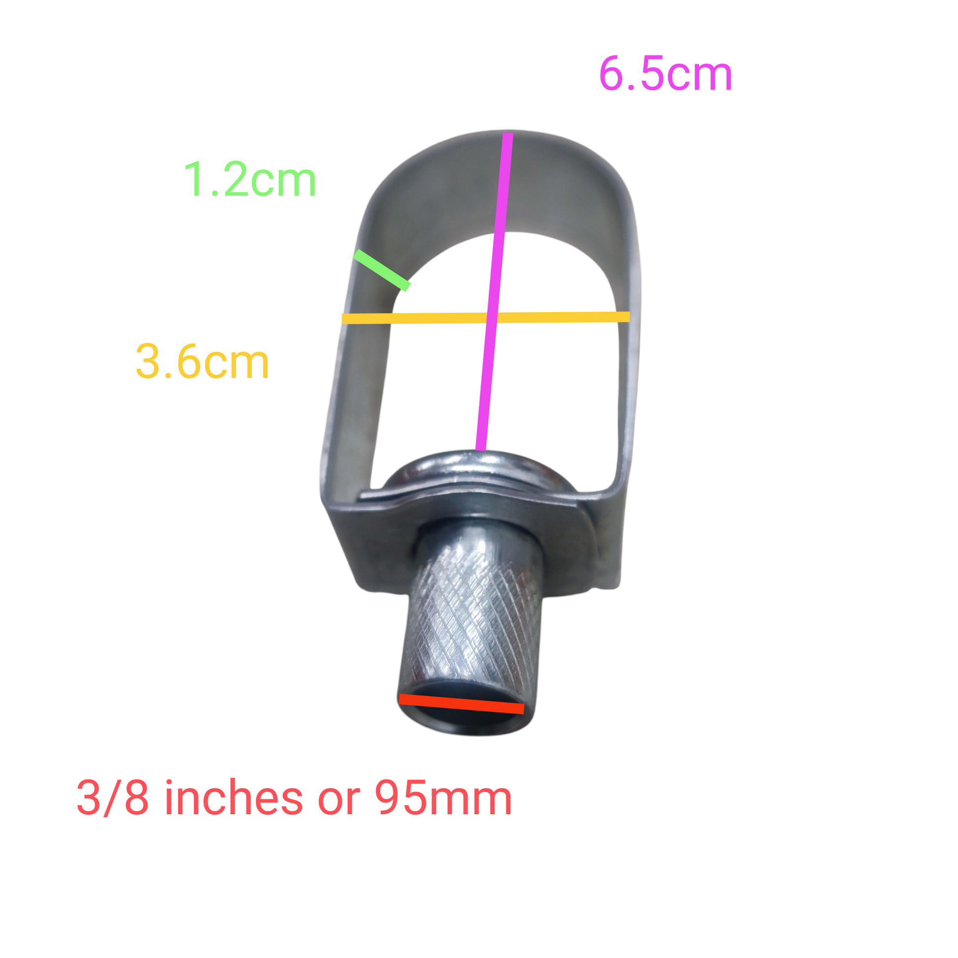 McGill 1 inch loop hanger 36mm made of durable metal for secure pipe support and installation