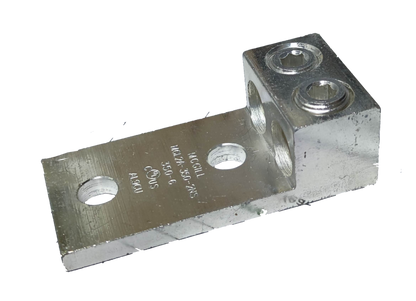 McGILL Mechanical Lugs 2 x 350MCMx2 silver electrical connector for heavy-duty wiring
