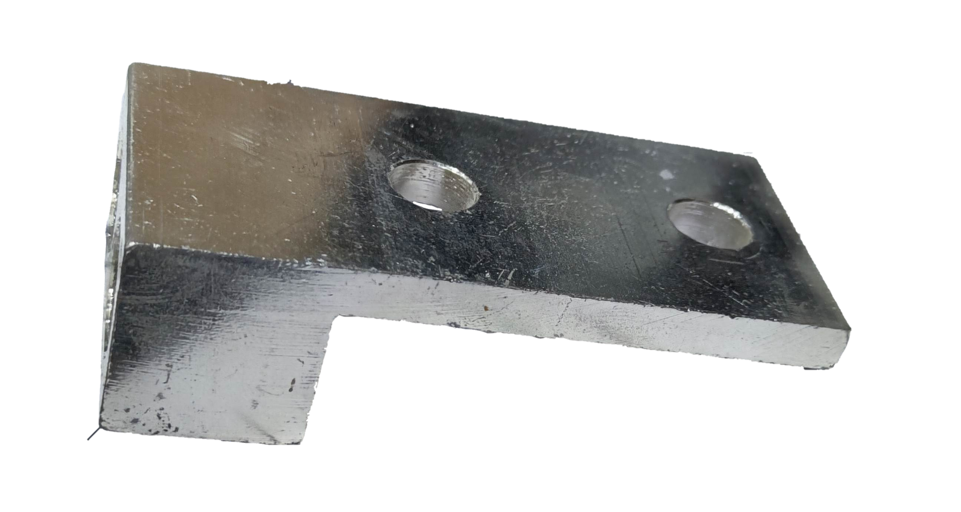 McGILL Mechanical Lugs 2 x 350MCMx2 heavy-duty silver electrical connector with two bolt holes