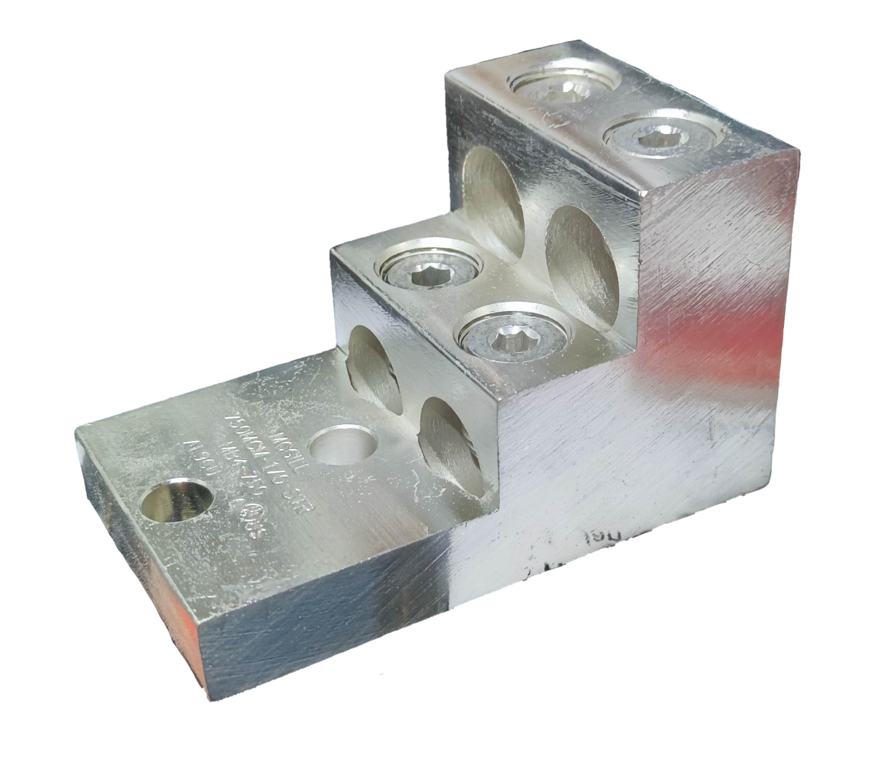 McGILL mechanical lugs 4 holes 750MCM sturdy aluminum electrical connectors for reliable circuitry