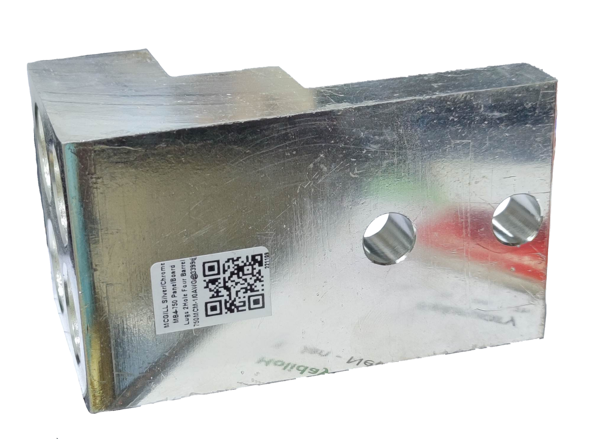 McGILL mechanical lugs 4 holes 750MCM made from durable metal for strong electrical connections