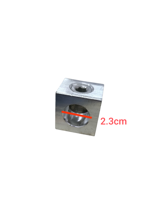 Mcgill Mechanical Lugs 500MCM silver metal electrical connector block with 2.3cm width