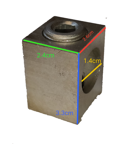 Mechanical Lug 1 Holes AWG 6 metal electrical connector block from Electx Electrical Supply